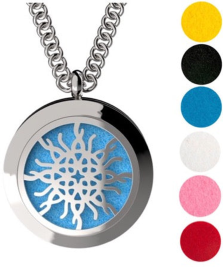Necklace Diffusers (Stainless Steel) (With Oils: No, Pendant: Love Knot)