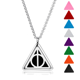 Necklace Diffusers (Stainless Steel) (With Oils: No, Pendant: Potter Hallows)