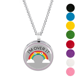 Necklace Diffusers (Stainless Steel) (With Oils: No, Pendant: I'M Over It)