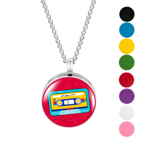 Necklace Diffusers (Stainless Steel) (With Oils: No, Pendant: Jiggy Mixtape)