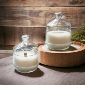 Elegant Cloche Soy Wax Candle (Scent: Vanilla Cashmere)