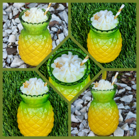 Pineapple Paradise Soy Candle (Theme: n/a, Scent: Tropical Romance)