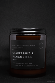 Grapefruit & Mangosteen Soy Wax Candle (5 size options) (size: 2.4 oz Wax Melt)
