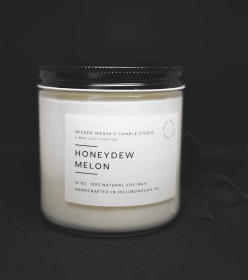 Honeydew Melon Soy Wax Candle (3 Size Options) (size: 2.4 oz Wax Melts)