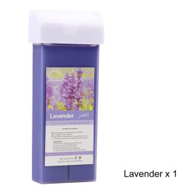 Hair Removal Wax Wax Refill Soft Wax Roller Cartridge For Roll on Waxing Kit Aloe Depilatory Rolling Wax For Sensitive Skin (Plug Type: US Plug, Color: 072-Lavender)