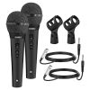 5 CORE Microphone Dynamic Vocal Handheld Mic Cardioid Unidirectional Microfono w On Off Switch + XLR Audio Cable for Singing Karaoke Public Speaking &