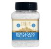 Himalayan White Salt by Pride Of India - 1lb - Rarest & Enriched W/84+ Natural Minerals- Low Sodium- Mineral Rich Nutrition and Enhanced Taste- Health