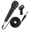 5 CORE Microphone Dynamic Vocal Handheld Mic Cardioid Unidirectional Microfono w On Off Switch + XLR Audio Cable for Singing Karaoke Public Speaking &