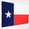 Texas Flag 3x5 ft 2x3 ft 4x6 ft 5x8 ft Heavy Duty Outdoor - Embroidered Stars- Long Lasting Color Retention - Brass Grommets and 4 Stitch Hemming