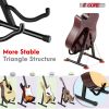 5 Core Guitar Stand 2PC A Frame w Soft Foam Arm Non Slip Rubber for Acoustic Electric Bass